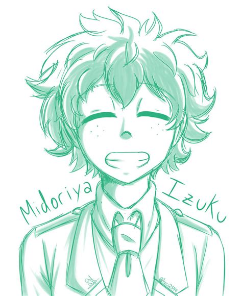 Bnha Izuku Midoriya Doodle By Luci Tofenifi On Deviantart