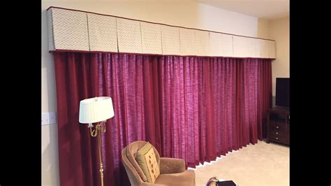 How To Make A Box Pleated Valance Youtube