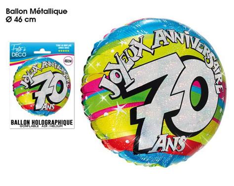 Ballon Helium 70 Ans