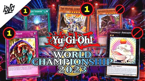 The 2023 Yu Gi Oh Worlds BANLIST Can Change EVERYTHING YouTube