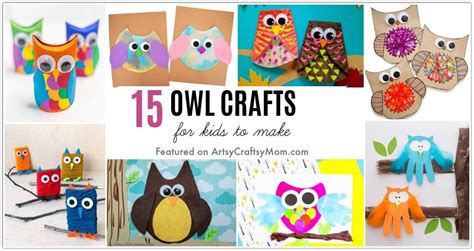 15 Outstanding Owl Crafts for Kids