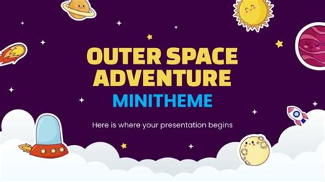 Outer Space Adventure Minitheme Presentation