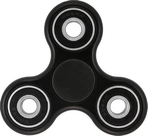 Hand Spinner Fidget Zwart Bol