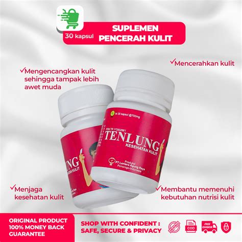 Suplemen Pencerah Pemutih Kulit Skin Brightening Vitamin C And Collagen