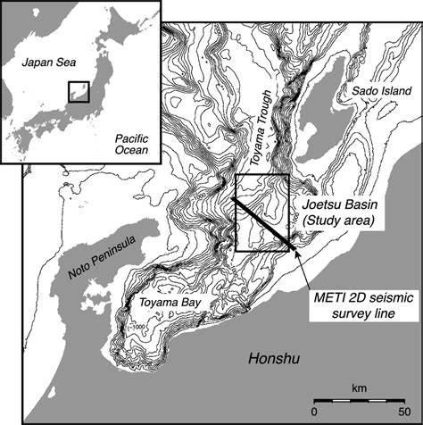 Location Of The Joetsu Basin In The Eastern Margin Of The Japan Sea