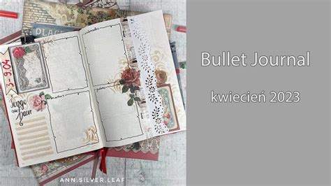 Bullet journal zaplanuj ze mną kwiecień 2023 Tydzień 1 YouTube