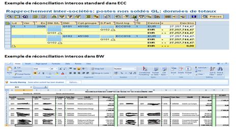 Gestion de la réconciliation des intercos ICMR CFO solutions SAP