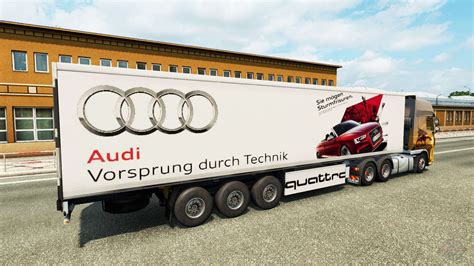 Skin Audi In The Trailer For Euro Truck Simulator 2