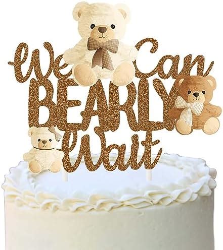 Amazon HEETON Lumberjack Baby Shower Cake Topper We Can Bearly