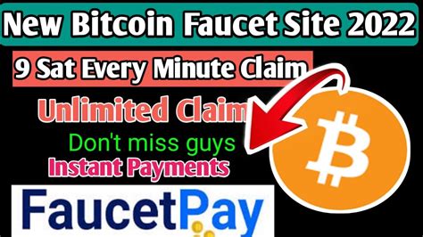 New BTC Faucets Site Claim 9 Satoshi Unlimited Claim Best Bitcoin