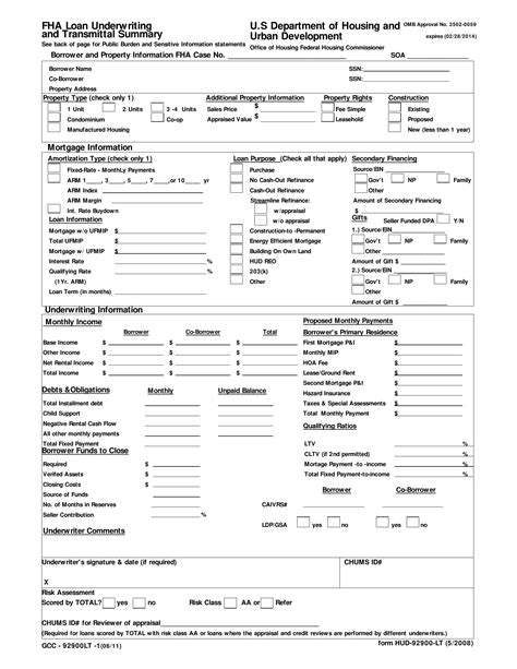 Form Hud Lt Fill Out Printable Pdf Forms Online