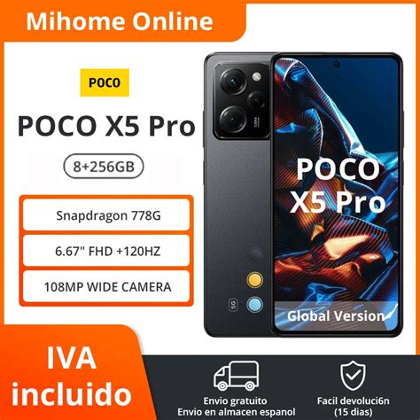 Vers O Global POCO X5 Pro 5G 6GB 128GB 8GB 256GB NFC Smartphone