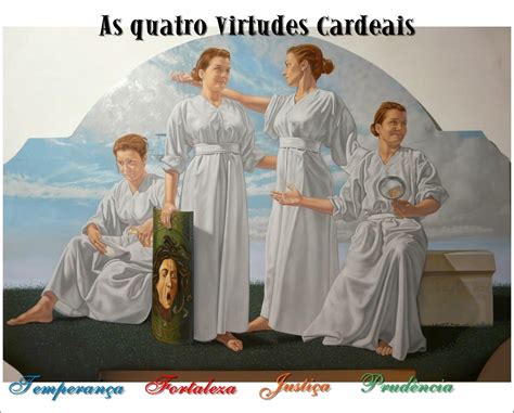 revista refletindo  graca  quatro virtudes cardeais