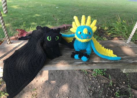 Crochet Toothless The Night Fury Pdf Pattern Not The Etsy Australia