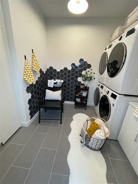 Custom Glass Tile For Laundry Room Makeover Touchdown Tile