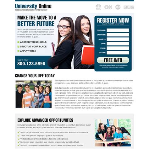 Best Education Landing Page Design Templates For Education Leads Page 2