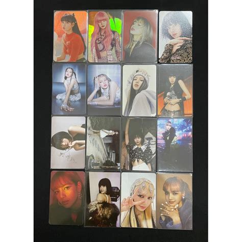 Photocard PC LISA LALISA BLACKPINK ALBUM SOLO LYRIC CARD SUMDI SUMMER