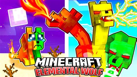 I Survived 100 Days As An ELEMENTAL WOLF In HARDCORE Minecraft YouTube