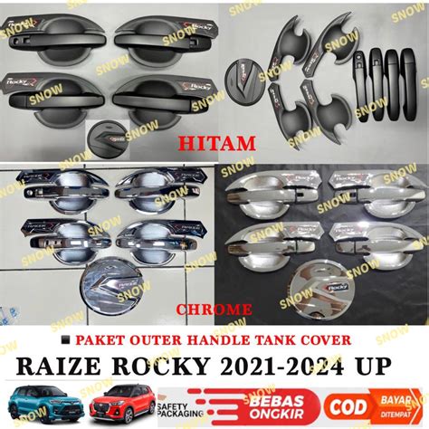 Jual Paket Outer Handle Tank Cover Raize Rocky 2021 2023 2024 Sporty