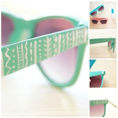 27 Inspired Ways To Decorate Your Sunglasses Diy Sunglasses Diy Clothes Cool Diy