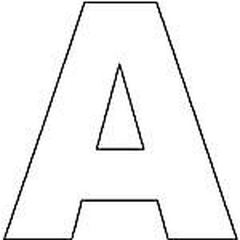 Outline Of Letter A