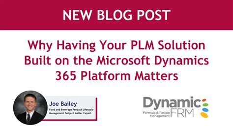 Why Having Your PLM Solution Built On The Microsoft Dynamics 365