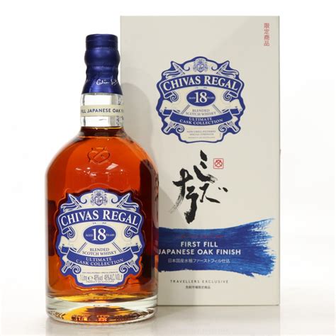 Chivas Regal 18 Year Old Japanese Oak Oak Finish 1 Litre Whisky Auctioneer