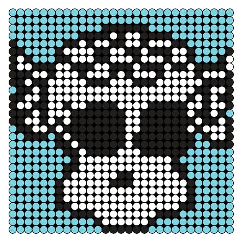 Fish Skullette Perler Bead Pattern Bead Sprites Characters Fuse