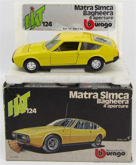 Burago Scale Simca Matra Bagheera Yellow