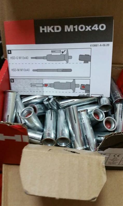 Hilti HKD M10x40 Flush Anchor Everything Else On Carousell