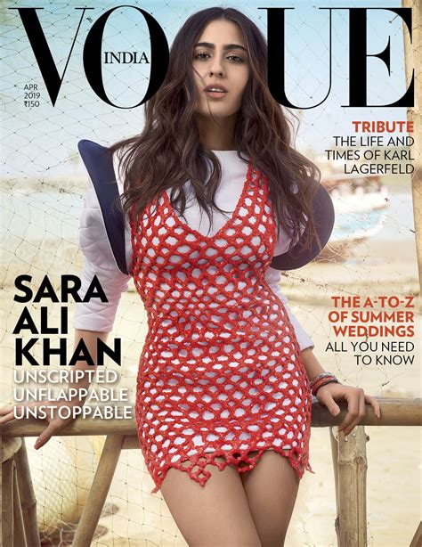 Sara Ali Khan On Taimur, Kareena And More | VOGUE India Cover Story ...