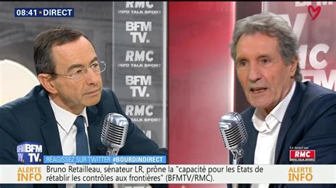 Bruno Retailleau face à Jean Jacques Bourdin en direct