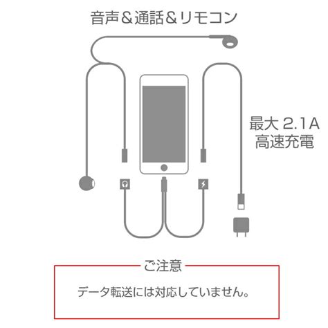 【楽天市場】iphone 充電しながら イヤホン 変換アダプタ 通話 2in1 分岐ケーブル 同時iphone14 Iphone13