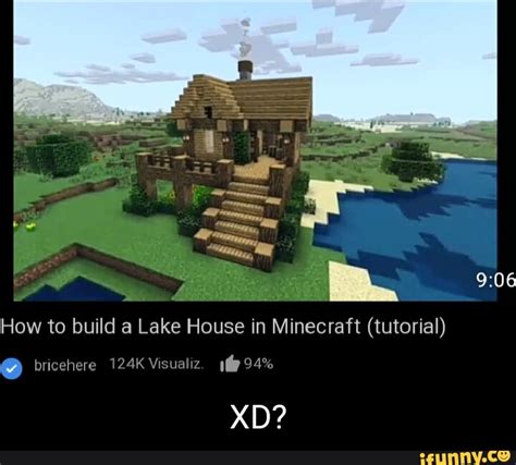 Minecraft Lake House Tutorial