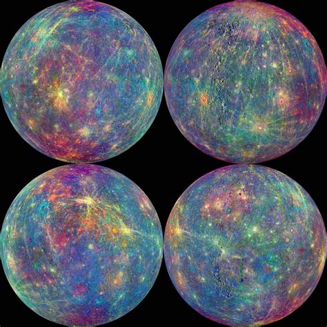 Photos Of Mercury From Nasas Messenger Spacecraft Space