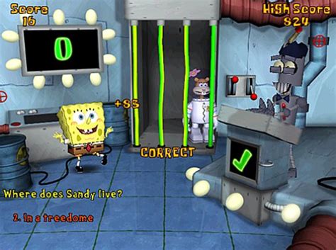 Spongebob Robot Game