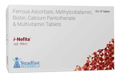 I Nefita Ferrous Ascorbate Methylcobalamin Biotin Calcium Pantothenate