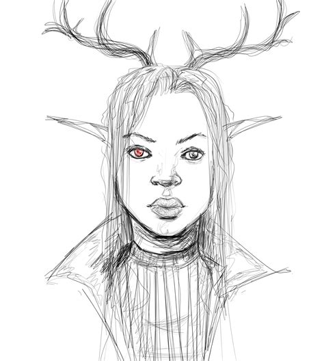 Artstation Deer Girl