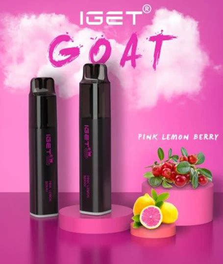 IGET Goat Vape 5000 Pink Lemon Berry Thevapebar Au