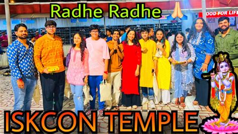 ISKCON Temple aarti Juhu , Mumbai | krishan ji puja at temple | Radhe Radhe 🙏🏻🛕 - YouTube