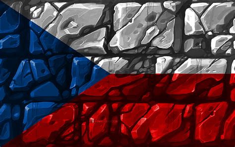 Flag Of Czech Republic Multicolored Abstraction Czech Republic Mosaic Flag Hd Wallpaper Peakpx