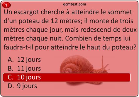 Qcm Concours Gratuits Les R Ponses Aux Questions De Raisonnement