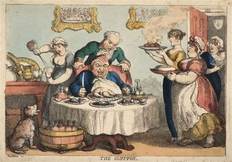 Solve Thomas Rowlandson The Glutton 1813 Jigsaw Puzzle Online With 88