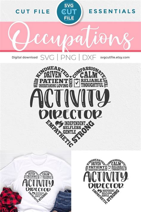 Activity Director Svg Director Svg Director Appreciation Etsy