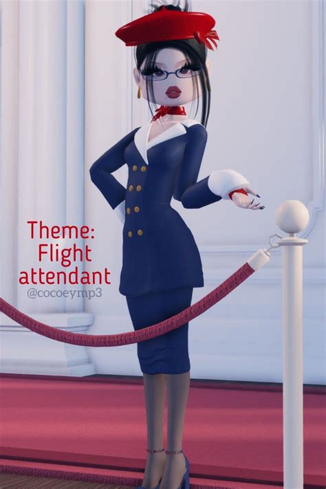 Dress To Impress Flight Attendant Outfit Idea In 2024