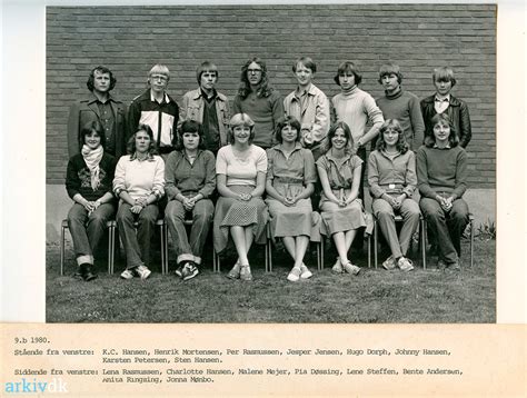 arkiv dk Rørbæk Skole skolefoto 1980