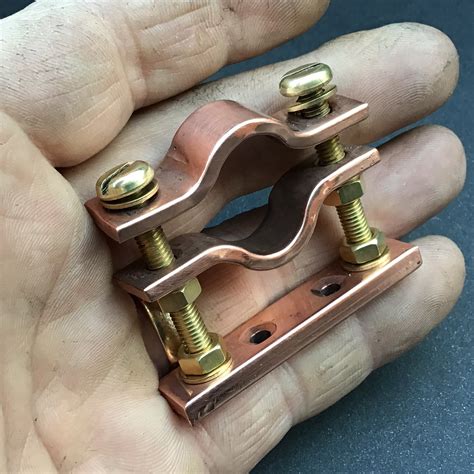 Traditional Pipe Fastener Copper Bracket For 15mm Od Pipes Bc3362