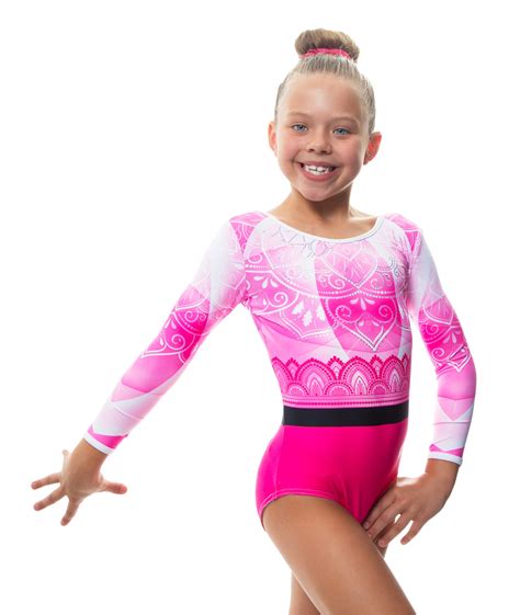 Skylar Long Sleeve Gymnastics Leotard For Girls Velocity Pro Sport