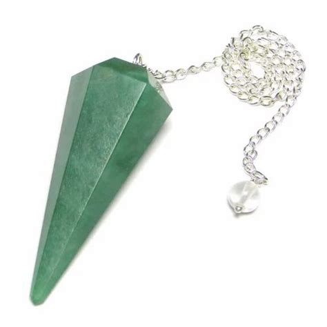 Stone Pendlum Green Aventurine Pendulum For Jwellery At Rs Piece In