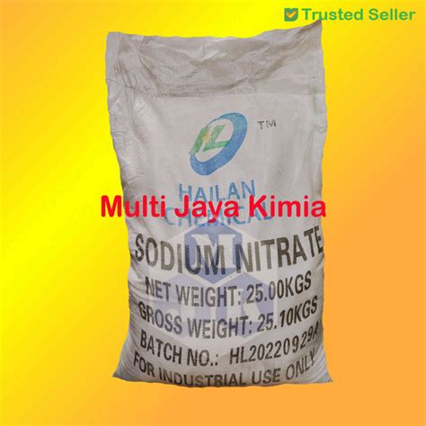 Jual Sodium Nitrate Natrium Nitrat Teknis 25kg Shopee Indonesia